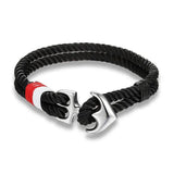 Pulseira Náutica Trançada Preta