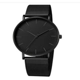 Relógio Minimalista All Black