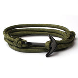 Pulseira Náutica Verde Militar