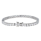 Pulseira Riviera Prateada Cravejada