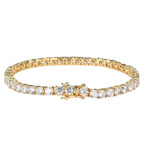 Pulseira Riviera Dourada Cravejada