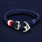 Pulseira Náutica Trançada Azul Marinho