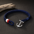 Pulseira Náutica Trançada Azul Marinho