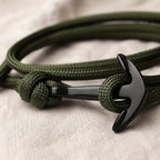 Pulseira Náutica Verde Militar
