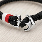 Pulseira Náutica Trançada Preta