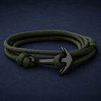 Pulseira Náutica Verde Militar