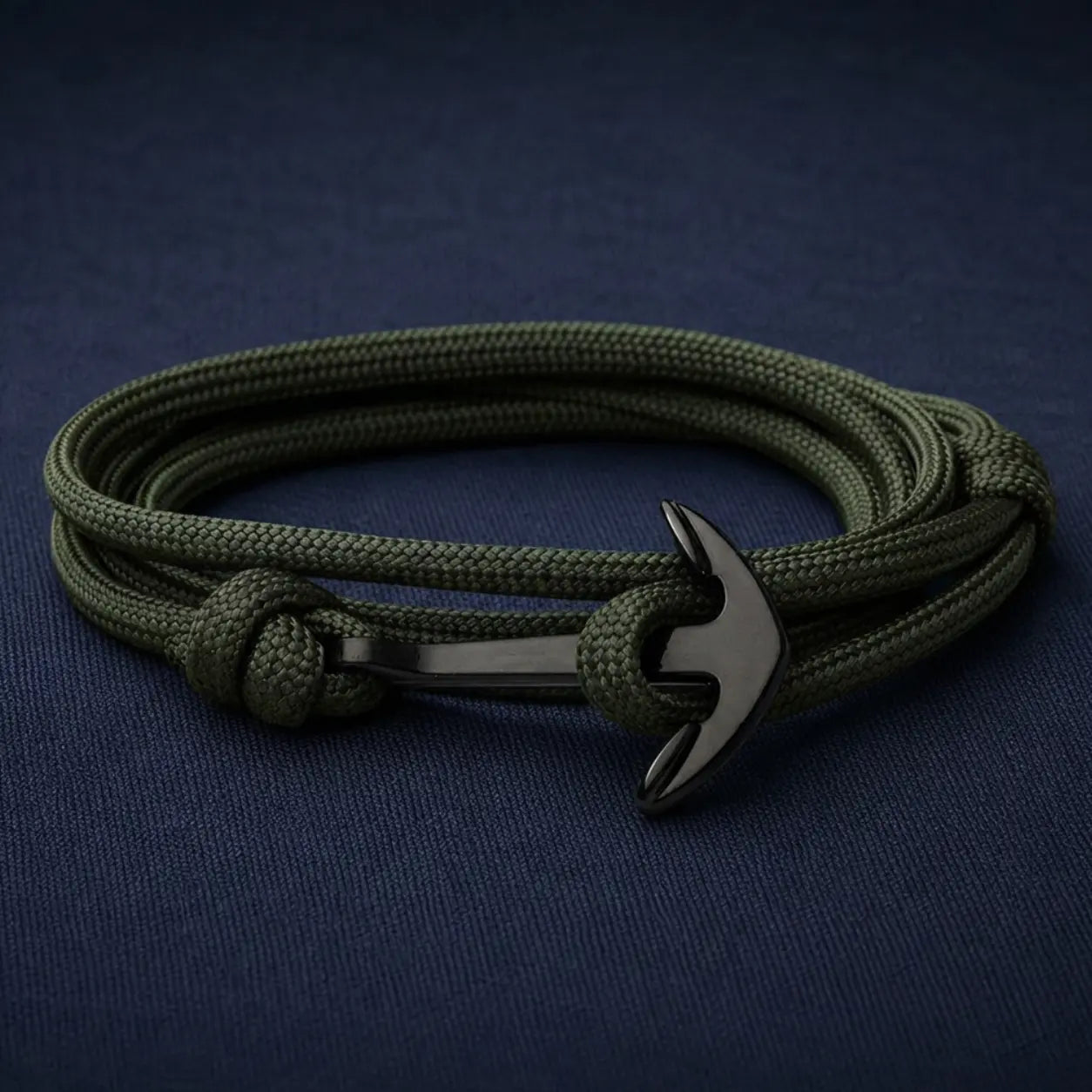 Pulseira Náutica Verde Militar