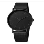 Relógio Minimalista All Black