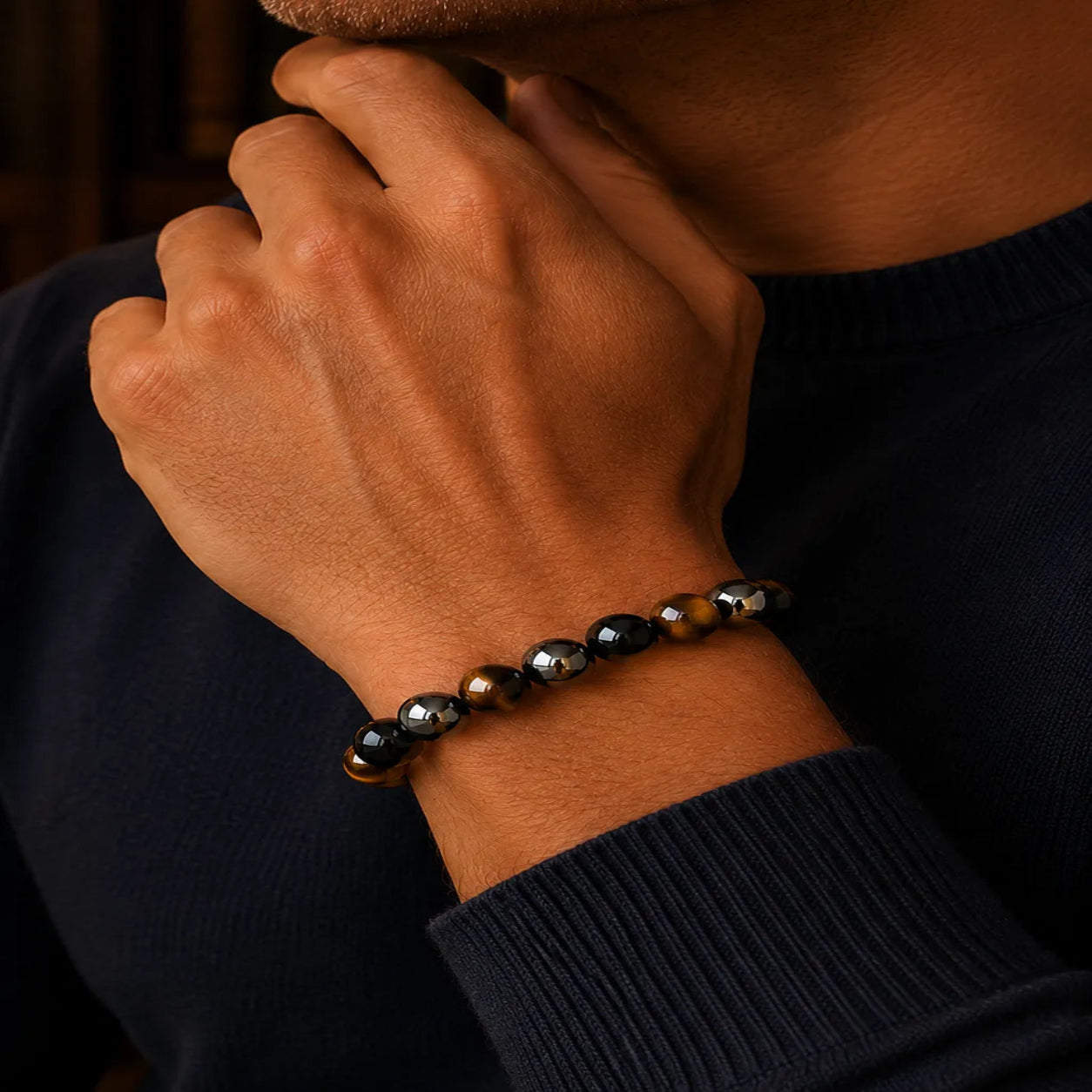 Pulseira Pedras Naturais Trio