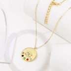 Colar Medallion Olho Grego