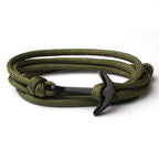 Pulseira Náutica Verde Militar